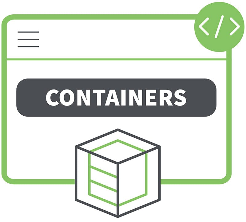 Icon depicting a container